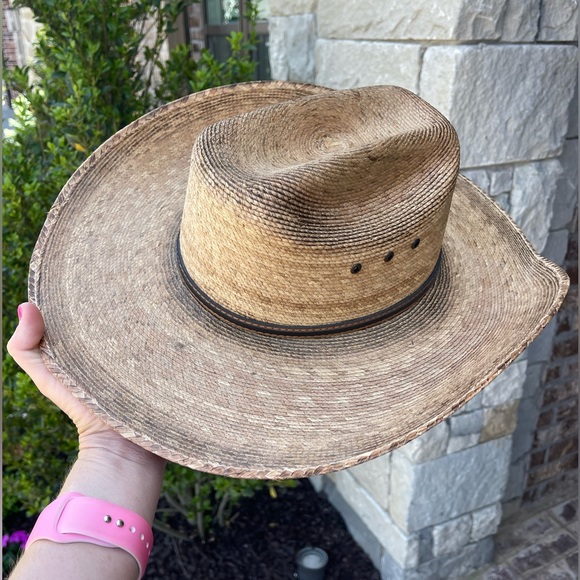 CAVENDERS Accessories Nwot Cavenders Collection Toasted Cattleman Crown Duke Palm Leaf